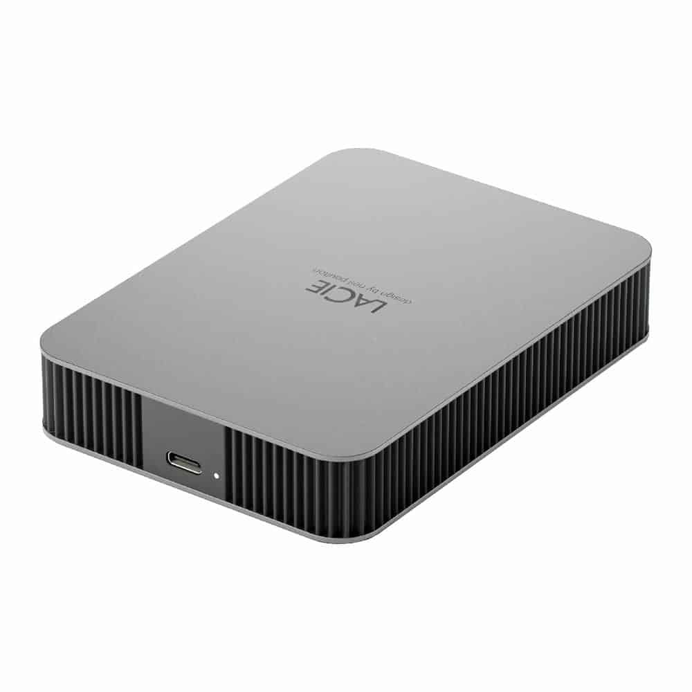 (image for) LaCie 4TB Mobile Drive External Portable USB3.2 USB-C/A